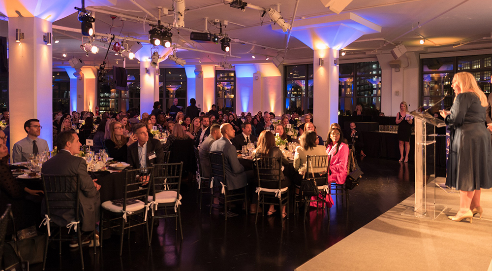A corporate event at Tribeca Rooftop + 360° in NYC